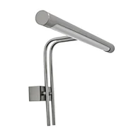 black bathroom wall light
